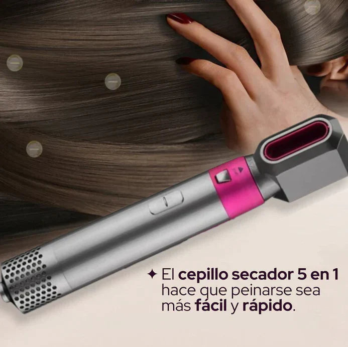 El Secreto para un Cabello Perfecto – PowerStyle Pro™ Cepillo Secador 5 en 1